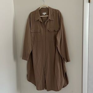 Ava & Viv long sleeve shirt dress